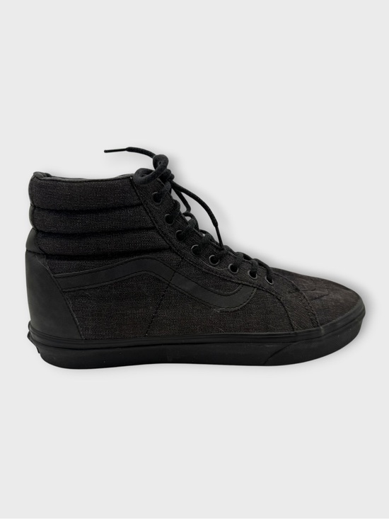Vans Other - Vans Black SK8 High Reissue Denim Black Monochrome Skate Sneakers Mens 11 NICE!